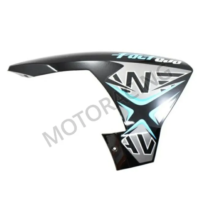 ΚΑΠΑΚΙ ΠΛΑΪΝΟ KEEWAY F-ACT 50 2T 12'-16' ΑΡΙΣΤΕΡΟ ΦΛΑΣ ΜΑΥΡΟ ΜΕ ΜΠΛΕ ΑΥΤΟΚΟΛΛΗΤΟ ΓΝΗΣΙΟ