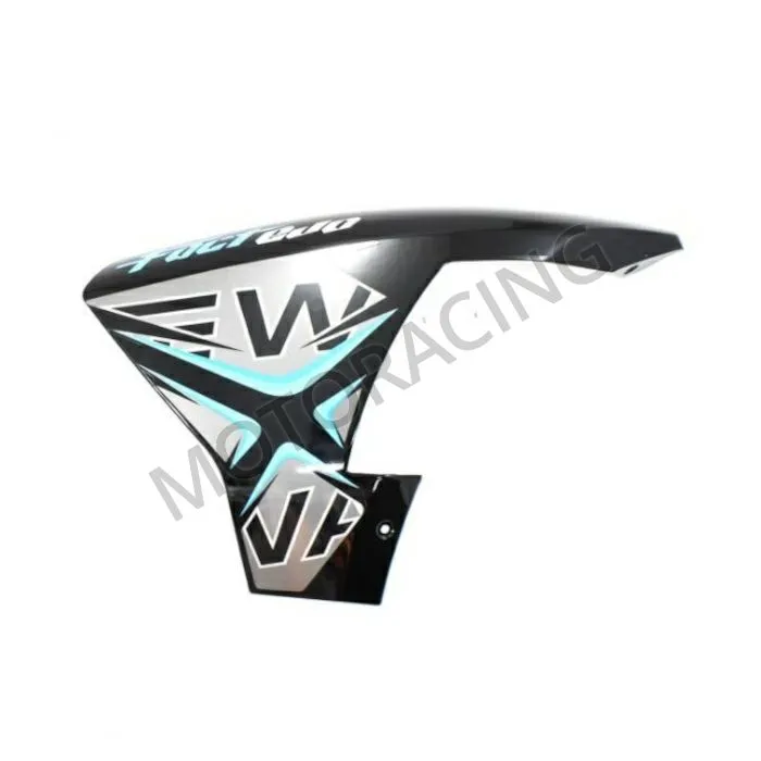 ΚΑΠΑΚΙ ΠΛΑΪΝΟ KEEWAY F-ACT 50 2T 12'-16' ΔΕΞΙΟ ΦΛΑΣ ΜΑΥΡΟ ΜΕ ΜΠΛΕ ΑΥΤΟΚΟΛΛΗΤΟ ΓΝΗΣΙΟ