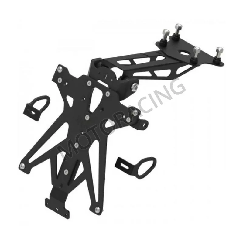 ΒΑΣΗ ΠΙΝΑΚΙΔΑΣ YAMAHA MT-09 17'-19' /TRACER 900 15'-19' / TRACER 9 GT 15'-19' ΜΑΥΡΗ LIGHTECH