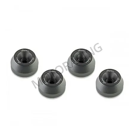 ΜΑΝΙΤΑΡΙΑ ΤΡΟΧΟΥ ΜΠΡΟΣΤΑ - ΠΙΣΩ BMW S 1000RR 09'-16' LIGHTECH ΜΑΥΡΑ