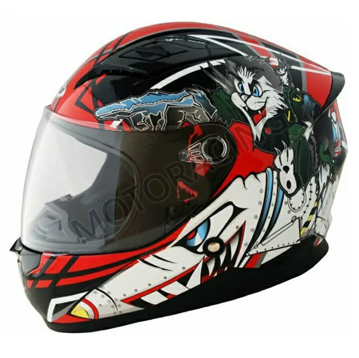 ΚΡΑΝΟΣ ΜΗΧΑΝΗΣ ΚΛΕΙΣΤΟ ΠΑΙΔΙΚΟ CORSA FF CN355 CARTOON ΚΟΚΚΙΝΟ