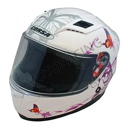 ΚΡΑΝΟΣ ΜΗΧΑΝΗΣ ΚΛΕΙΣΤΟ ΠΑΙΔΙΚΟ CORSA FF CN355 ΜΕ ΠΕΤΑΛΟΥΔΕΣ ΑΣΠΡΟ-ΡΟΖ