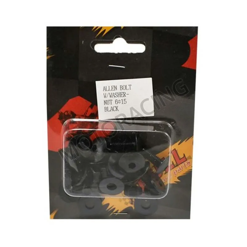 ΒΙΔΕΣ ΠΑΡΜΠΡΙΖ ΜΕ ΠΑΞΙΜΑΔΙ ΜΑΥΡΕΣ 6Χ15MM BULL