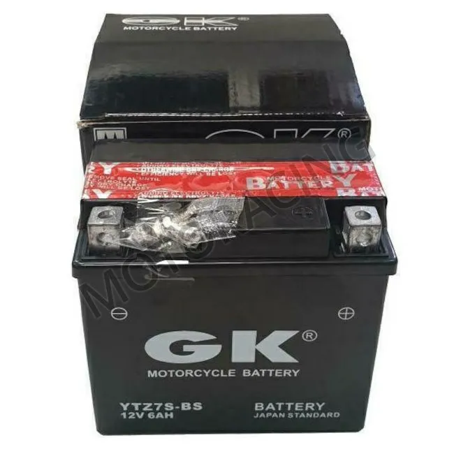 ΜΠΑΤΑΡΙΑ KAWASAKI ZX-10R 11'-13' / HONDA CBR 1000RR 08'-15' / CRF 450X 05'-13' GK 12V 6Ah YTZ7S-BS ΜΕ ΥΓΡΑ