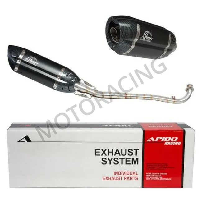 ΕΞΑΤΜΙΣΗ SYM VF 125 ie Euro 4 ΜΑΥΡΗ APIDO