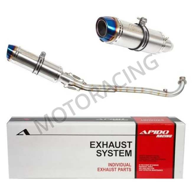 ΕΞΑΤΜΙΣΗ SYM VF 125 ie Euro 5 ΑΣΗΜΙ-ΜΠΛΕ APIDO