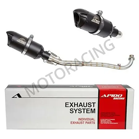 ΕΞΑΤΜΙΣΗ SYM VF 125 ie Euro 5 ΜΑΥΡΗ APIDO