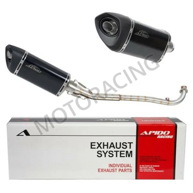 ΕΞΑΤΜΙΣΗ SYM VF 125 ie Euro 5 ΜΑΥΡΗ APIDO