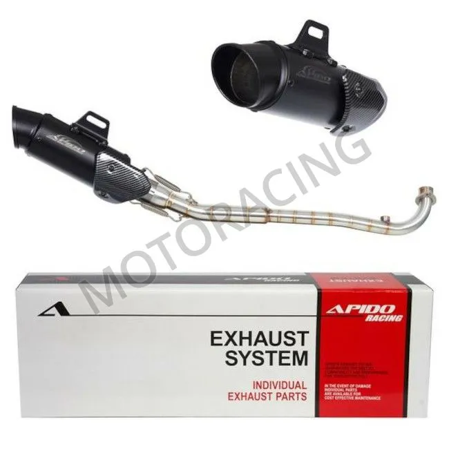 ΕΞΑΤΜΙΣΗ SYM VF 125 ie Euro 5 ΜΑΥΡΗ APIDO