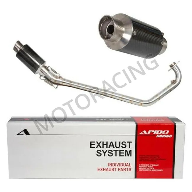 ΕΞΑΤΜΙΣΗ SYM VF 185ie Euro 5 ΜΑΥΡΗ APIDO