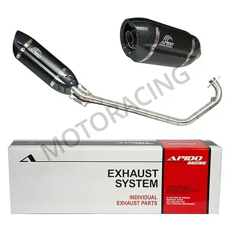 ΕΞΑΤΜΙΣΗ SYM VF 185ie Euro 4 ΜΑΥΡΗ APIDO