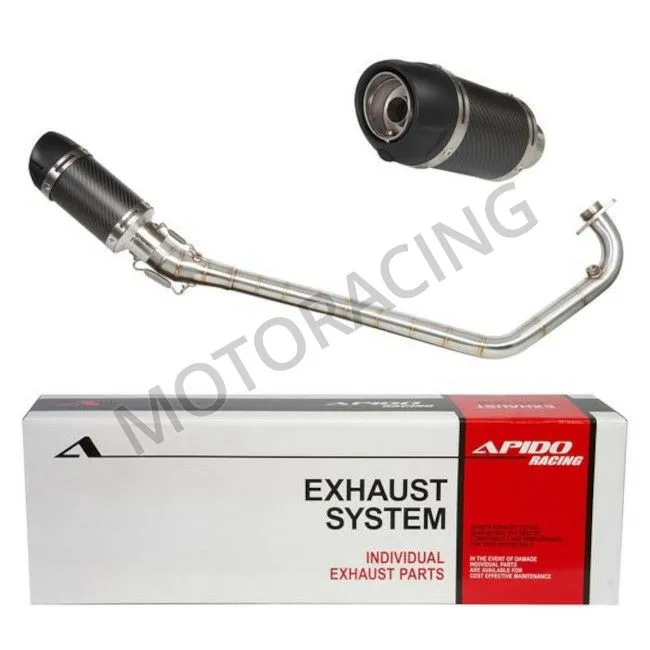 ΕΞΑΤΜΙΣΗ SYM VF 185ie Euro 5 ΜΑΥΡΗ APIDO