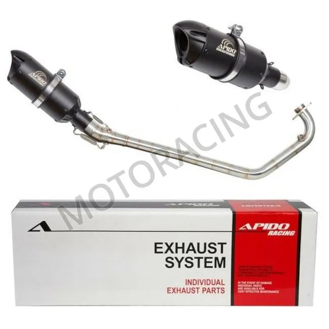 ΕΞΑΤΜΙΣΗ SYM VF 185ie Euro 5 ΜΑΥΡΗ APIDO