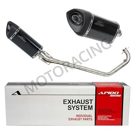 ΕΞΑΤΜΙΣΗ SYM VF 185ie Euro 5 ΜΑΥΡΗ APIDO