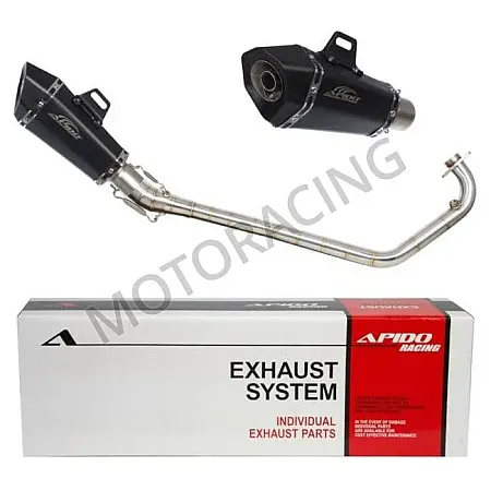 ΕΞΑΤΜΙΣΗ SYM VF 185ie Euro 5 ΜΑΥΡΗ APIDO