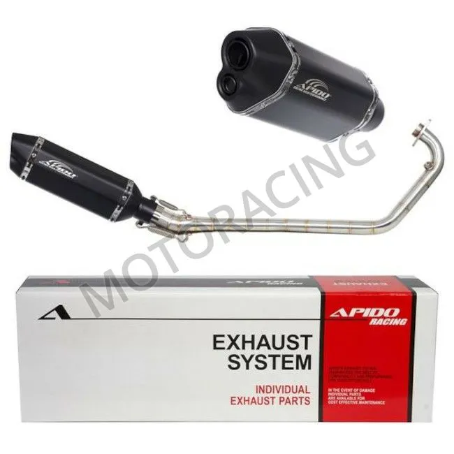 ΕΞΑΤΜΙΣΗ SYM VF 185ie Euro 5 ΜΑΥΡΗ APIDO