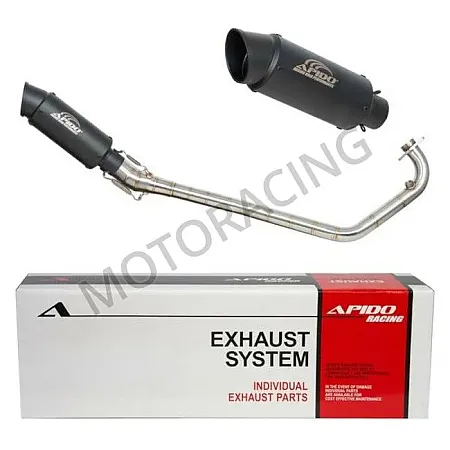 ΕΞΑΤΜΙΣΗ SYM VF 185ie Euro 5 ΜΑΥΡΗ APIDO