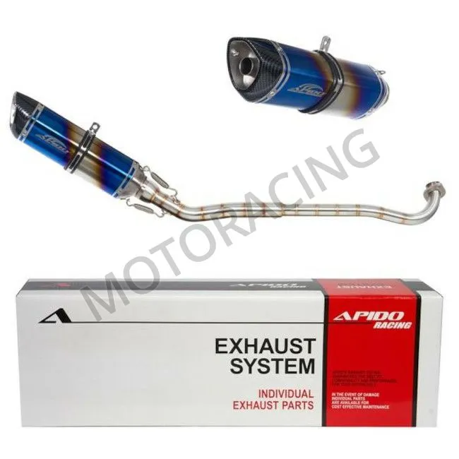 ΕΞΑΤΜΙΣΗ YAMAHA CRYPTON S-115 '18 ΜΠΛΕ-ΑΣΗΜΙ APIDO