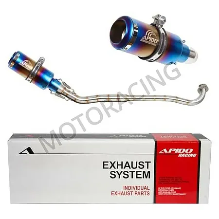 ΕΞΑΤΜΙΣΗ YAMAHA CRYPTON S-115 '18 ΜΠΛΕ-ΑΣΗΜΙ APIDO