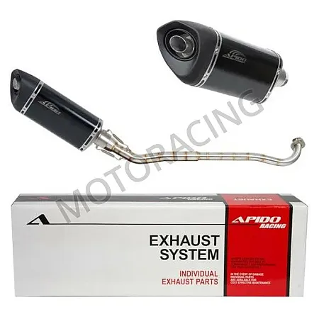 ΕΞΑΤΜΙΣΗ YAMAHA CRYPTON S-115 '18 ΜΑΥΡΗ APIDO