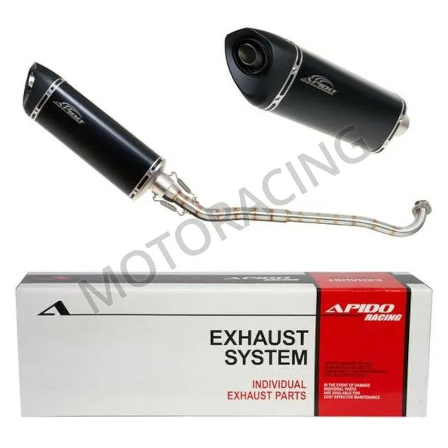 ΕΞΑΤΜΙΣΗ YAMAHA CRYPTON S-115 '18 ΜΑΥΡΗ APIDO