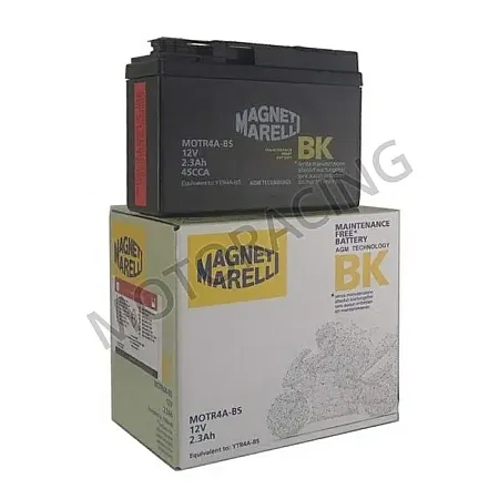 ΜΠΑΤΑΡΙΑ HONDA CB 400 SS 07' / SZX 50 00' / X8R-X / X8R-S 99'-00' MAGNETI MARELLI 12V 2.3Ah MOTR4A-BS ΜΕ ΥΓΡΑ