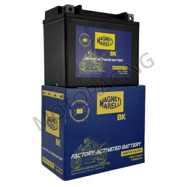 ΜΠΑΤΑΡΙΑ SUZUKI DL 650 V-STROM 04'-16' / KAWASAKI KLE 650 VERSYS 07'-16' / APRILIA PEGASO 650 07'-09' MAGNETI MARELLI 12V 10Ah MOTX12-FA GEL