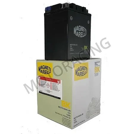 ΜΠΑΤΑΡΙΑ APRILIA SCARABEO 500 03'-06' / KAWASAKI KLR 650C 95'-02' MAGNETI MARELLI 12V 12Ah MOTX14AHL-BS ΜΕ ΥΓΡΑ