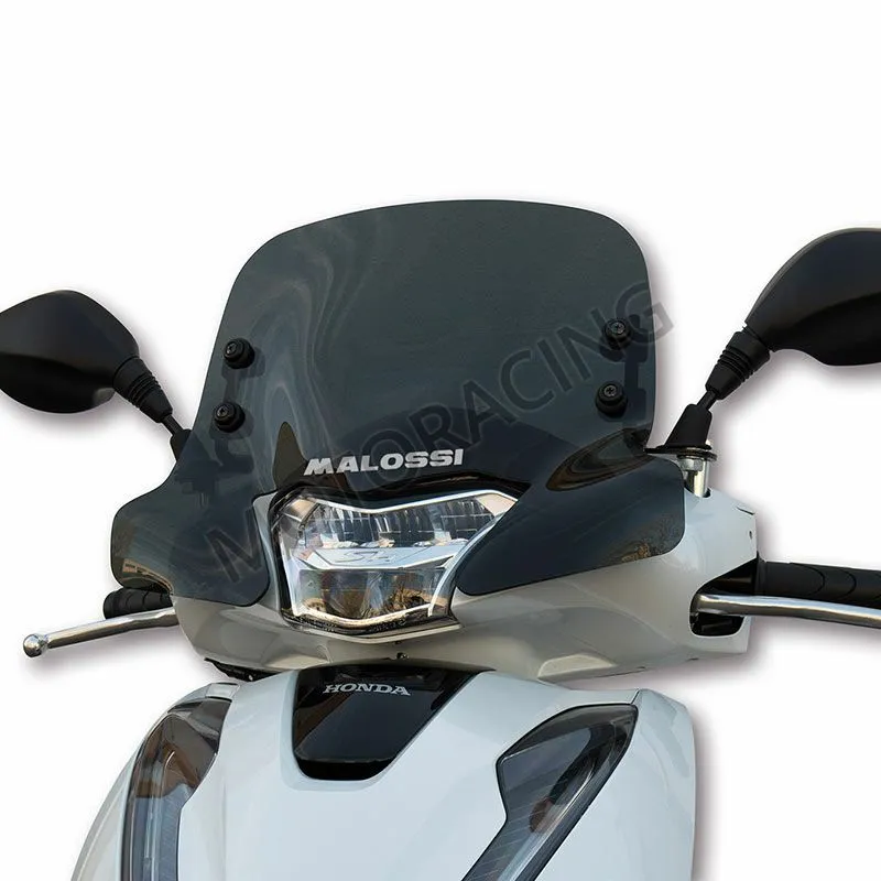 ΖΕΛΑΤΙΝΑ / ΠΑΡΜΠΡΙΖ HONDA SH 125 ABS / SH 150 ABS '17-'18 DARK SMOKE MALOSSI 450X350mm