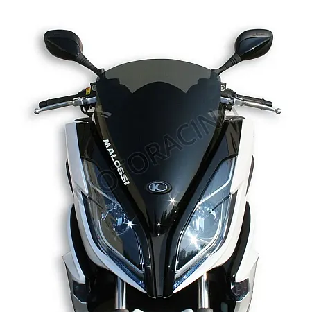 ΖΕΛΑΤΙΝΑ / ΠΑΡΜΠΡΙΖ KYMCO K-XCT 125ie '13 / K-XCT 300ie '12-'16 DARK SMOKE MALOSSI 460X530mm