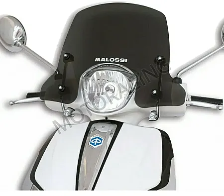 ΖΕΛΑΤΙΝΑ / ΠΑΡΜΠΡΙΖ PIAGGIO LIBERTY iGet 125ie 4T ABS '16 / LIBERTY iGet 150ie 4T ABS '16 DARK SMOKE MALOSSI 450X340mm