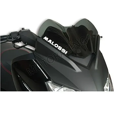 ΖΕΛΑΤΙΝΑ / ΠΑΡΜΠΡΙΖ YAMAHA YP 125R ie X-MAX '10-'12 / YP 250R ie X-MAX '10-'13 DARK SMOKE MALOSSI 380X250mm