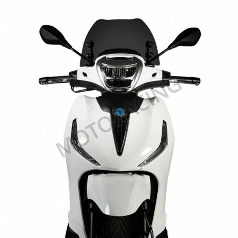 ΖΕΛΑΤΙΝΑ / ΠΑΡΜΠΡΙΖ PIAGGIO BEVERLY HPE 300 ie '21-'23 / BEVERLY HPE 400 ie '21-'23 DARK SMOKE MALOSSI 410X250mm
