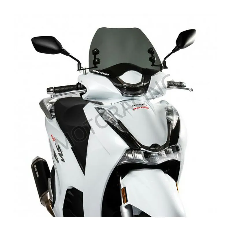 ΖΕΛΑΤΙΝΑ / ΠΑΡΜΠΡΙΖ HONDA SH 350i '21-'22 DARK SMOKE MALOSSI 390X275mm