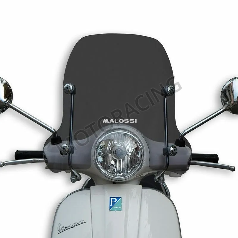 ΖΕΛΑΤΙΝΑ / ΠΑΡΜΠΡΙΖ PIAGGIO VESPA LX 125 '05-'10 / VESPA LX 150 '06-'11 SPORT LIGHT SMOKE MALOSSI 530X420mm