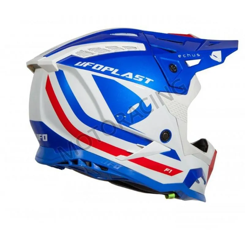 ΚΡΑΝΟΣ MOTOCROSS & ENDURO OFF ROAD ΜΠΛΕ-ΛΕΥΚΟ-ΚΟΚΚΙΝΟ UFO HE168