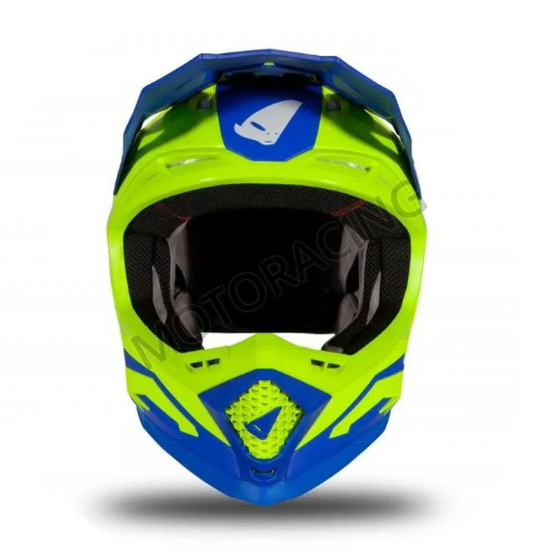 ΚΡΑΝΟΣ MOTOCROSS & ENDURO OFF ROAD ΜΠΛΕ-ΚΙΤΡΙΝΟ ΜΑΤ UFO HE169