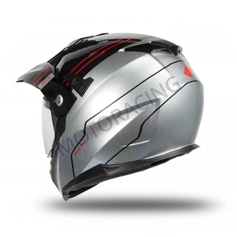 ΚΡΑΝΟΣ MOTOCROSS & ENDURO OFF ROAD ΜΑΥΡΟ-ΓΚΡΙ UFO HE178