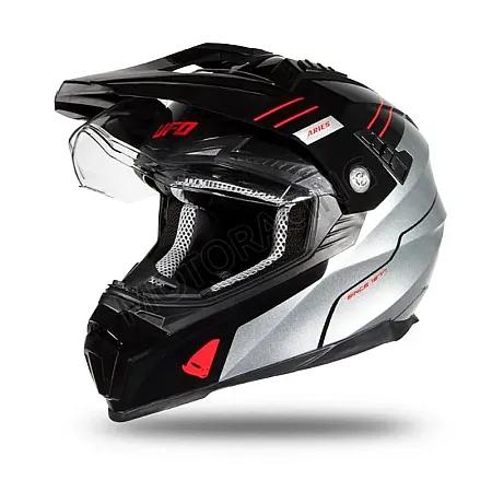 ΚΡΑΝΟΣ MOTOCROSS & ENDURO OFF ROAD ΜΑΥΡΟ-ΓΚΡΙ UFO HE178