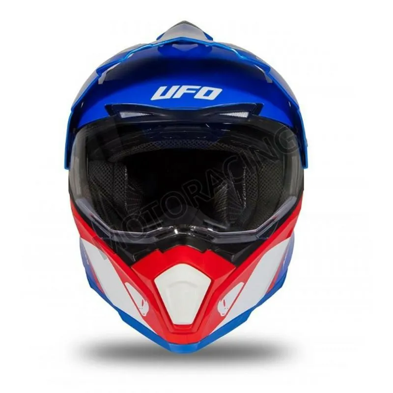 ΚΡΑΝΟΣ MOTOCROSS & ENDURO OFF ROAD ΜΠΛΕ-ΛΕΥΚΟ-ΚΟΚΚΙΝΟ UFO HE181