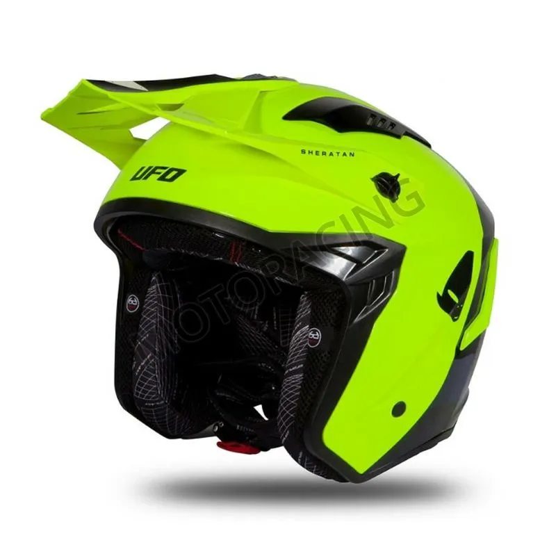 ΚΡΑΝΟΣ ΜΗΧΑΝΗΣ ΑΝΟΙΧΤΟ UFO HE183 ΜΑΥΡΟ-FLUO-ΚΙΤΡΙΝΟ