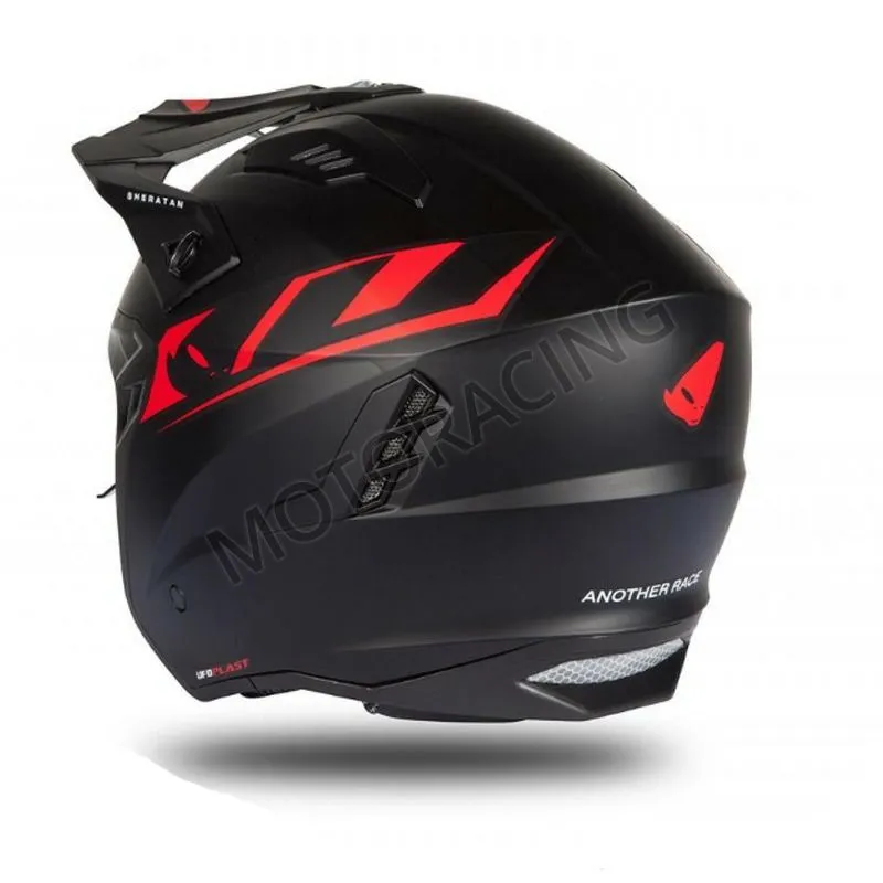 ΚΡΑΝΟΣ ΜΗΧΑΝΗΣ ΑΝΟΙΧΤΟ UFO HE187 ΜΑΥΡΟ-ΚΟΚΚΙΝΟ ΜΑΤ