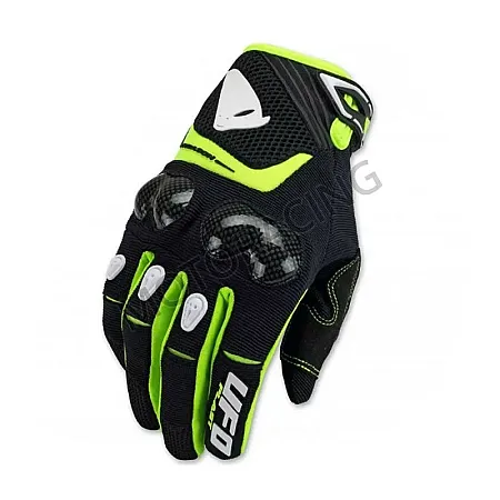 ΓΑΝΤΙΑ MOTOCROSS & ENDURO REASON CARBON ΜΑΥΡΟ-FLUO-ΚΙΤΡΙΝΟ UFO GU04420