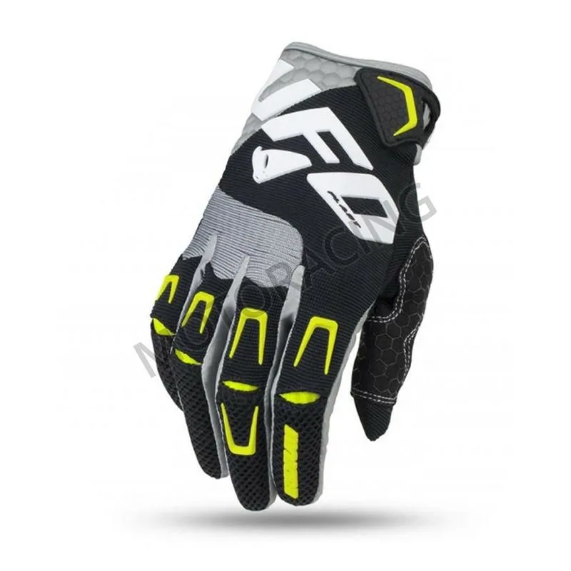 ΓΑΝΤΙΑ MOTOCROSS & ENDURO IRIDIUM ΜΑΥΡΟ-FLUO-ΚΙΤΡΙΝΟ UFO GU04535