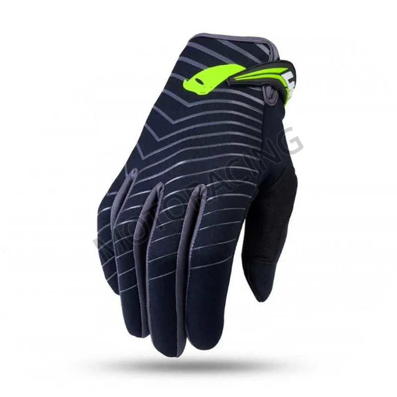 ΓΑΝΤΙΑ MOTOCROSS & ENDURO NINJA NEOPRENE ΜΑΥΡΟ-FLUO-ΚΙΤΡΙΝΟ UFO GU04496