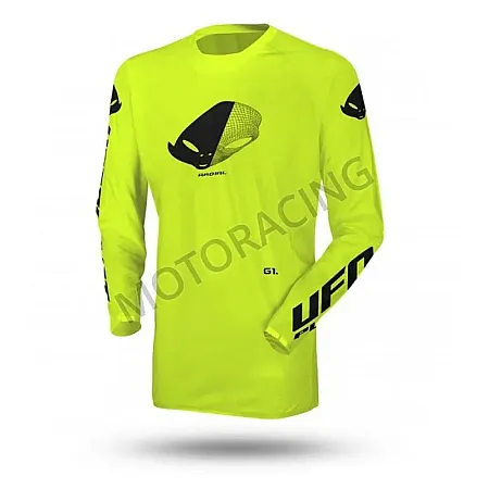 ΜΠΛΟΥΖΑ MOTOCROSS & ENDURO RADIAL FLUO-ΚΙΤΡΙΝΟ UFO MG04527