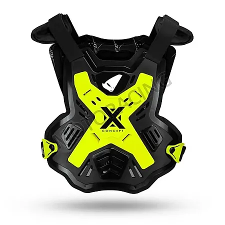 ΘΩΡΑΚΑΣ ΠΡΟΣΤΑΣΙΑΣ MOTOCROSS & ENDURO X-CONCEPT ΜΑΥΡΟ-ΚΙΤΡΙΝΟ UFO BP03001