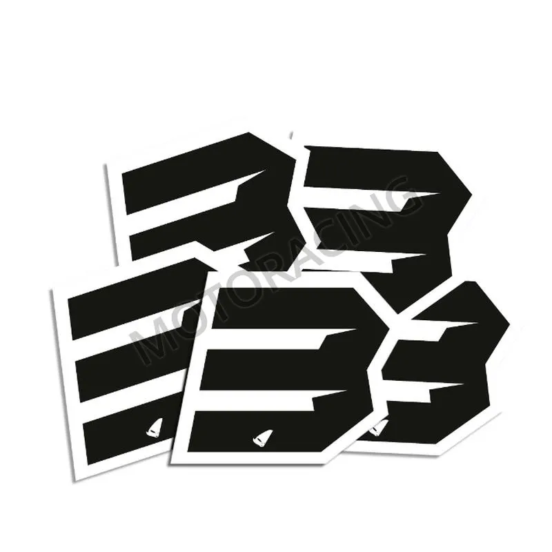 ΑΥΤΟΚΟΛΛΗΤΑ ΜΗΧΑΝΗΣ MOTOCROSS & ENDURO RACING Νo. 3 ΜΑΥΡΑ  UFO AD02481-K3