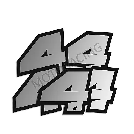 ΑΥΤΟΚΟΛΛΗΤΑ ΜΗΧΑΝΗΣ MOTOCROSS & ENDURO RACING Νo. 4 ΑΣΗΜΙ UFO AD02481-S4