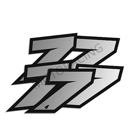 ΑΥΤΟΚΟΛΛΗΤΑ ΜΗΧΑΝΗΣ MOTOCROSS & ENDURO RACING Νo. 7 ΑΣΗΜΙ UFO AD02481-S7